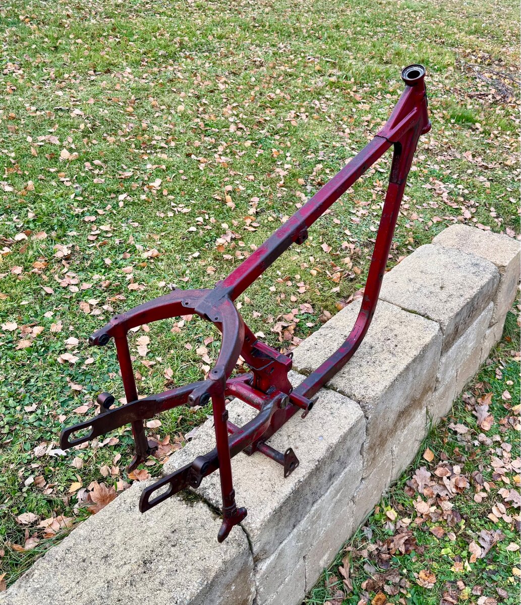 Jawa CZ 250 353 - rám s anglickým štítkem - 5