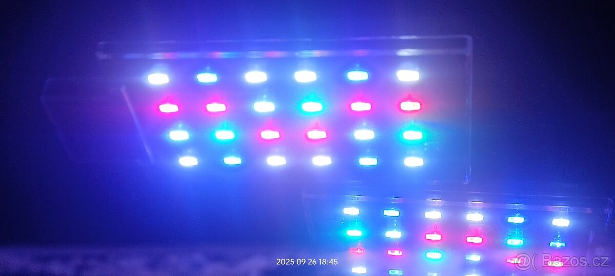 Akvarijní led závěsné osvětlení černé 10w - 5