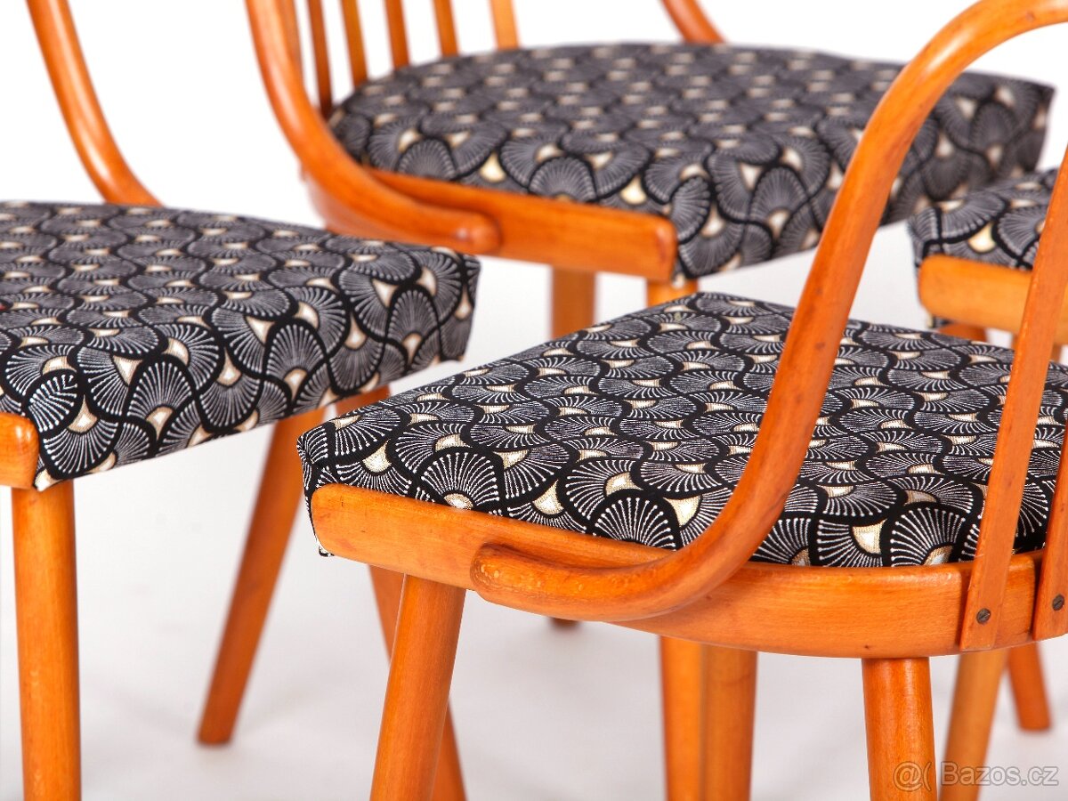 Židle TON, A. Šuman, RARITNÍ verze opěradel - 5