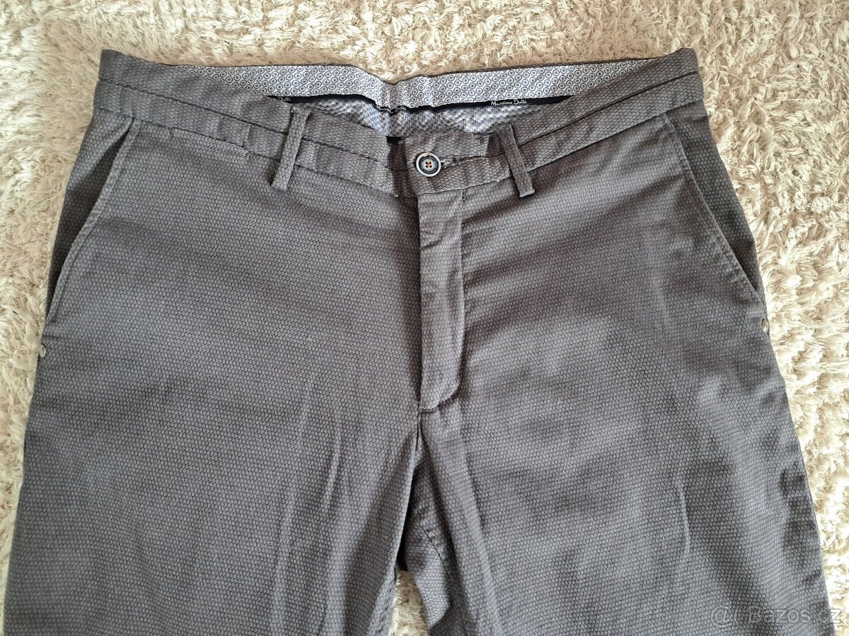 Pánské elegantní kalhoty Massimo Dutti vel. 42 slim fit - 5