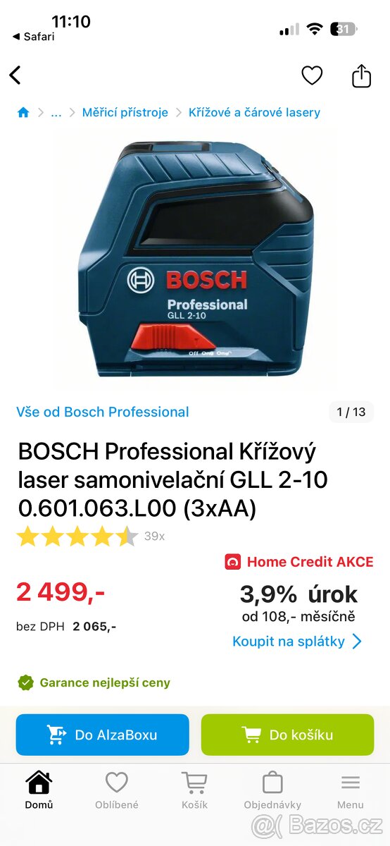 Laser bosch professional GLL 2-10 - 5