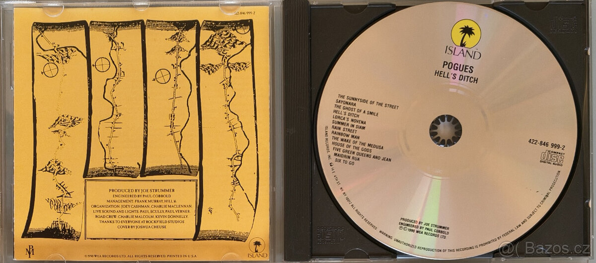 CD Pogues: Peace And Love / Hell's Ditch - 5