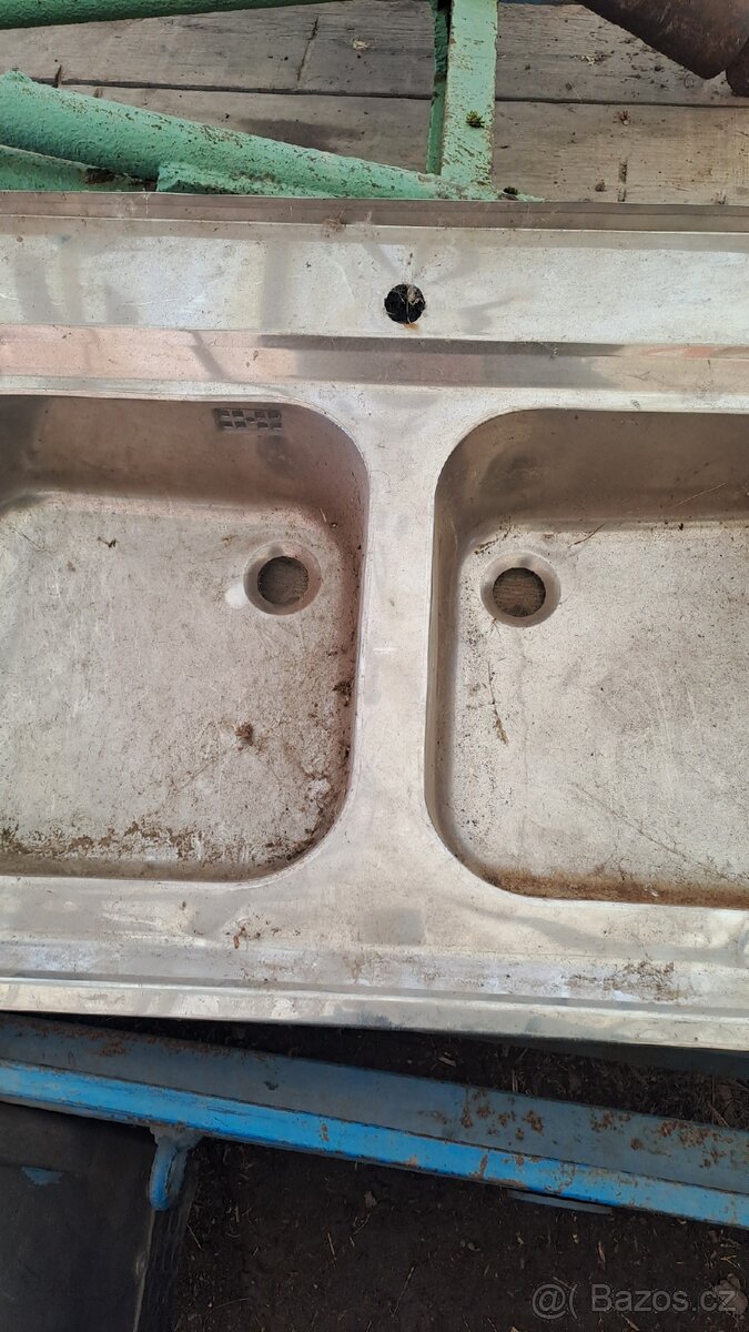 Prodam dvoj dřez nerez - 5