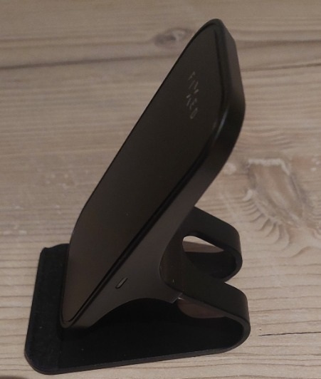 Nabíjecí stojánek FIXED Frame Wireless 15W černý - 5