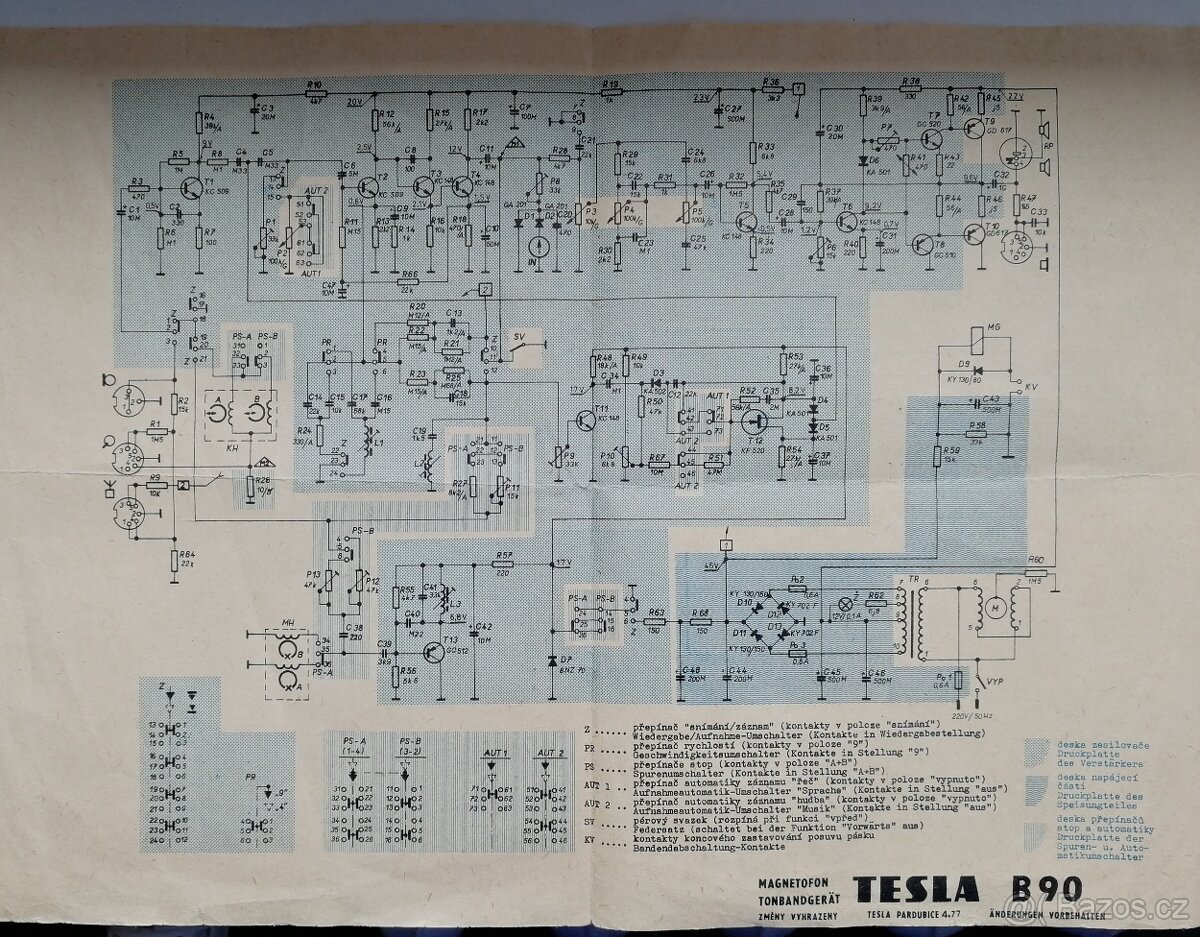 Magnetofon TESLA - B90 - 5