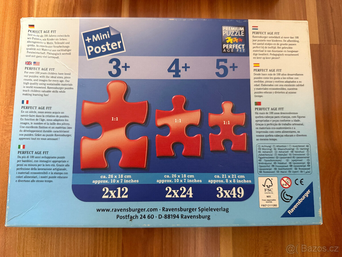 Puzzle Auta: Blesk McQueen, D.J. & Wingo 2x24 - 5