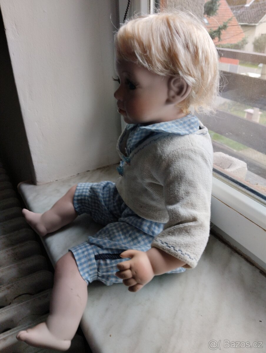 Porcelánové panenky sedící - 5