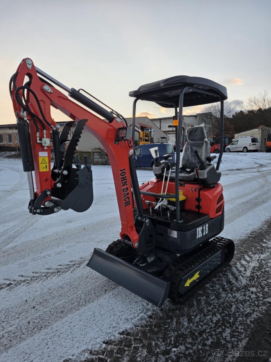 JAPONSKÝ MINIBAGR JK18 1800KG - 5