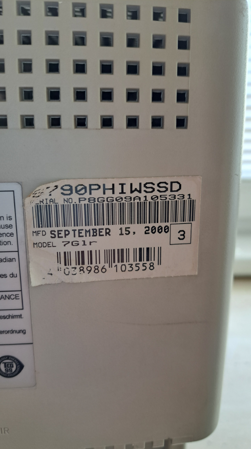 monitor AOC Spectrum 7GLr 17 palců, 4:3 - 5