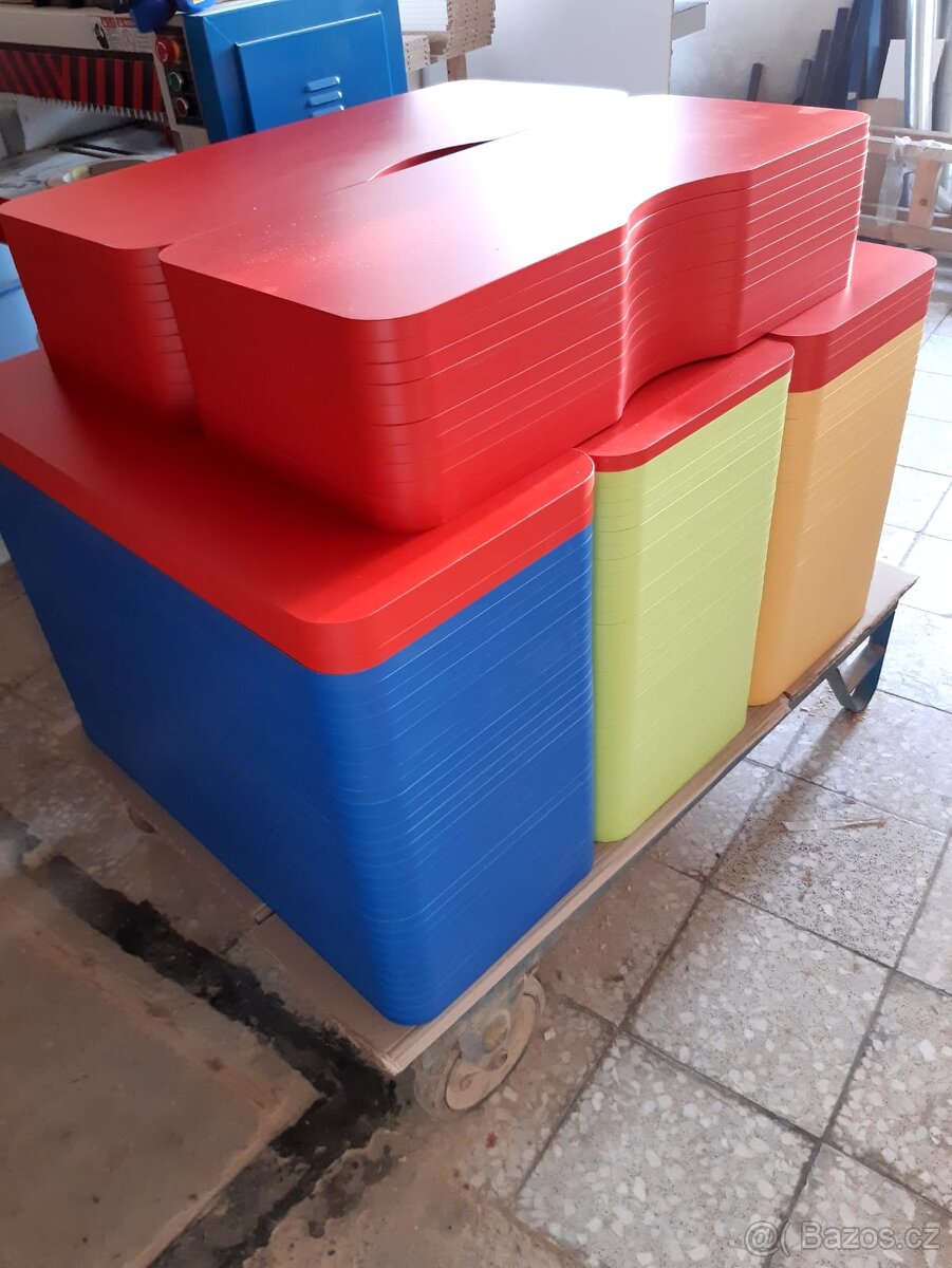 Olepovačka kulatých hran a různých rádiusů z lamino desek. . - 5