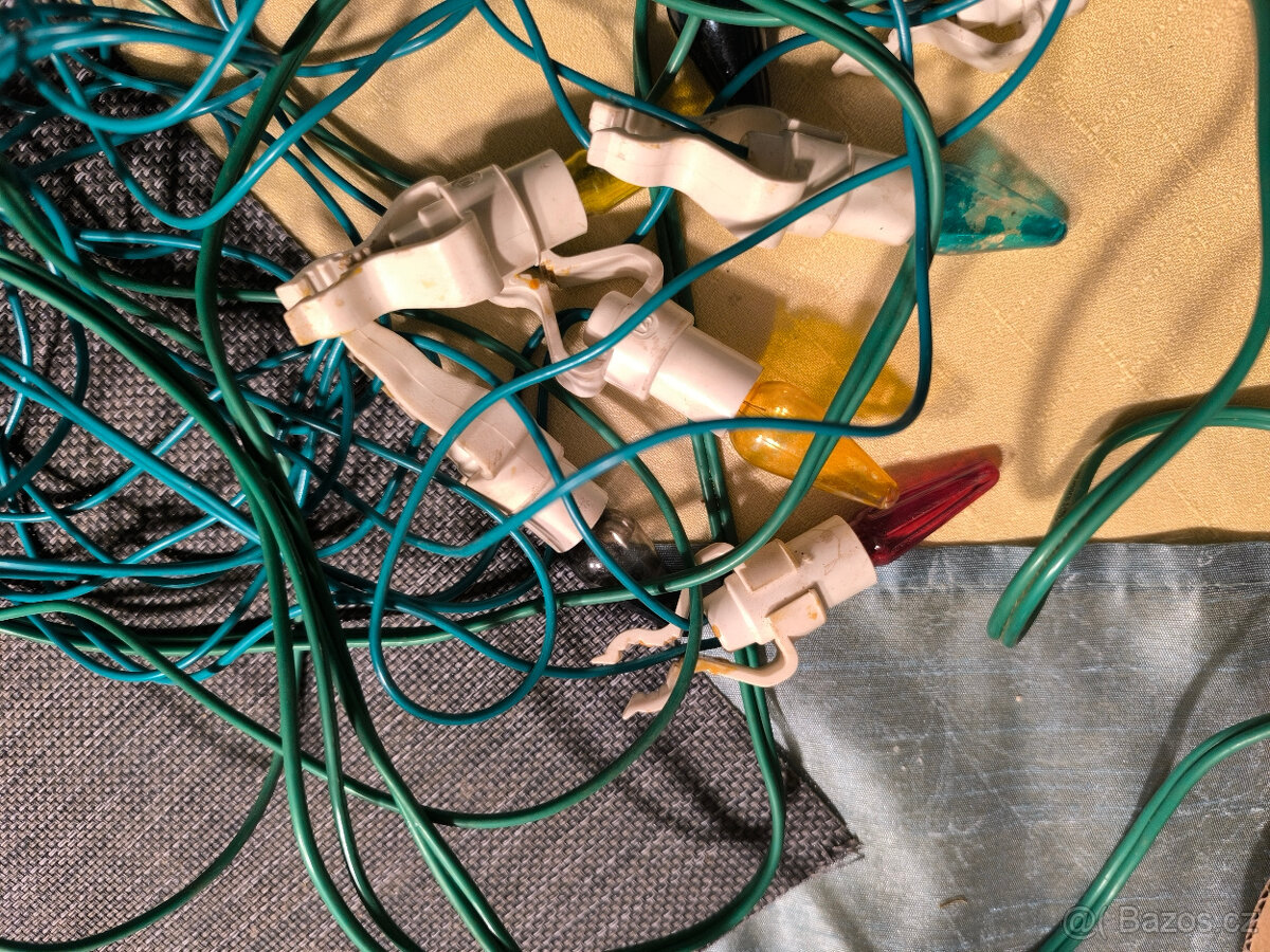 Staré vánoční svíčky Zlatokov,vánoční světýlka,osvětlení - 5