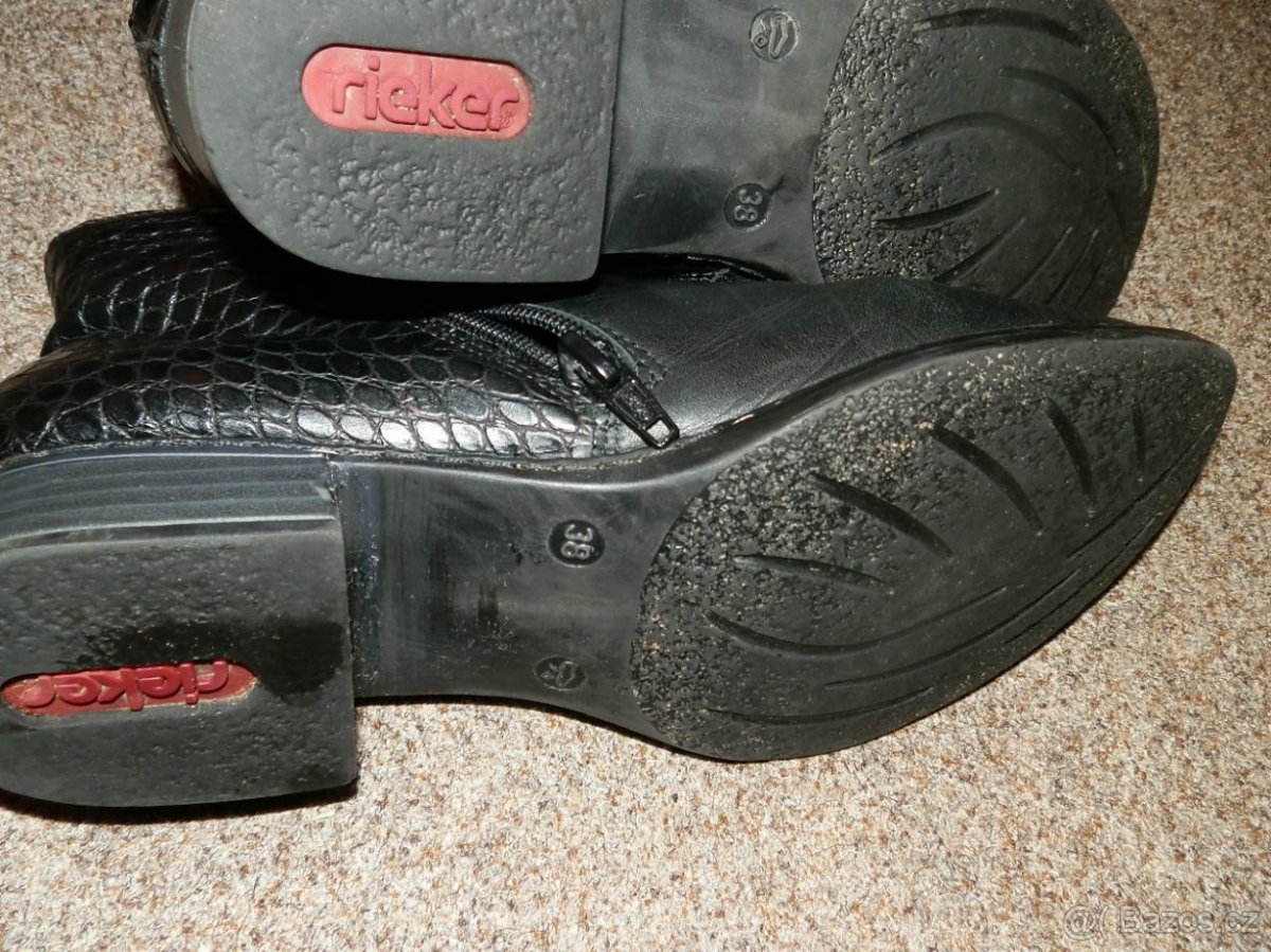 Kotníčkové botky zn.Rieker vel.38 - 5