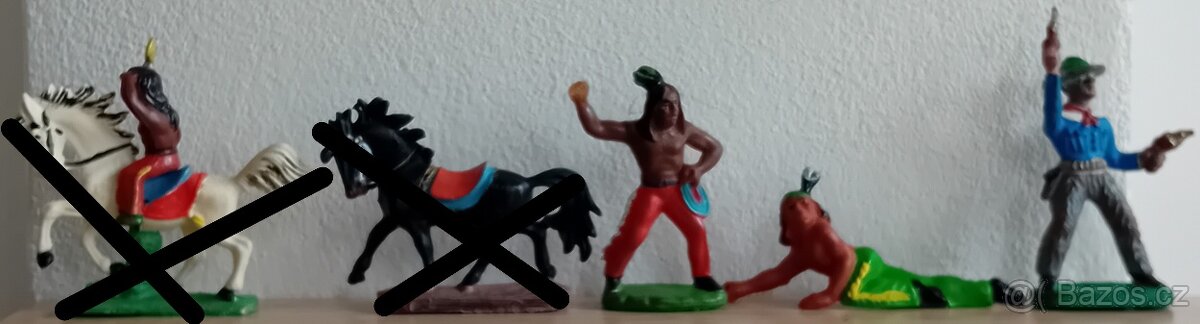 Westernové figurky z DDR, Polska - 5