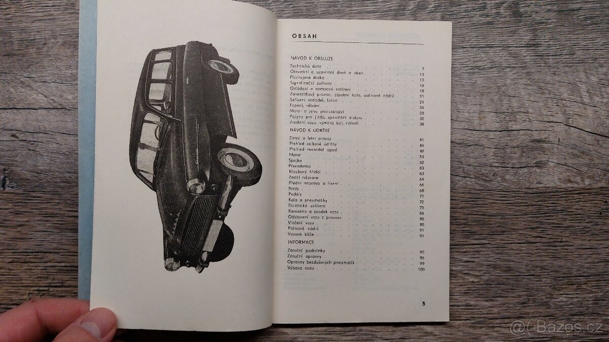 Návod k obsluze Octavia Combi 1969 - 5