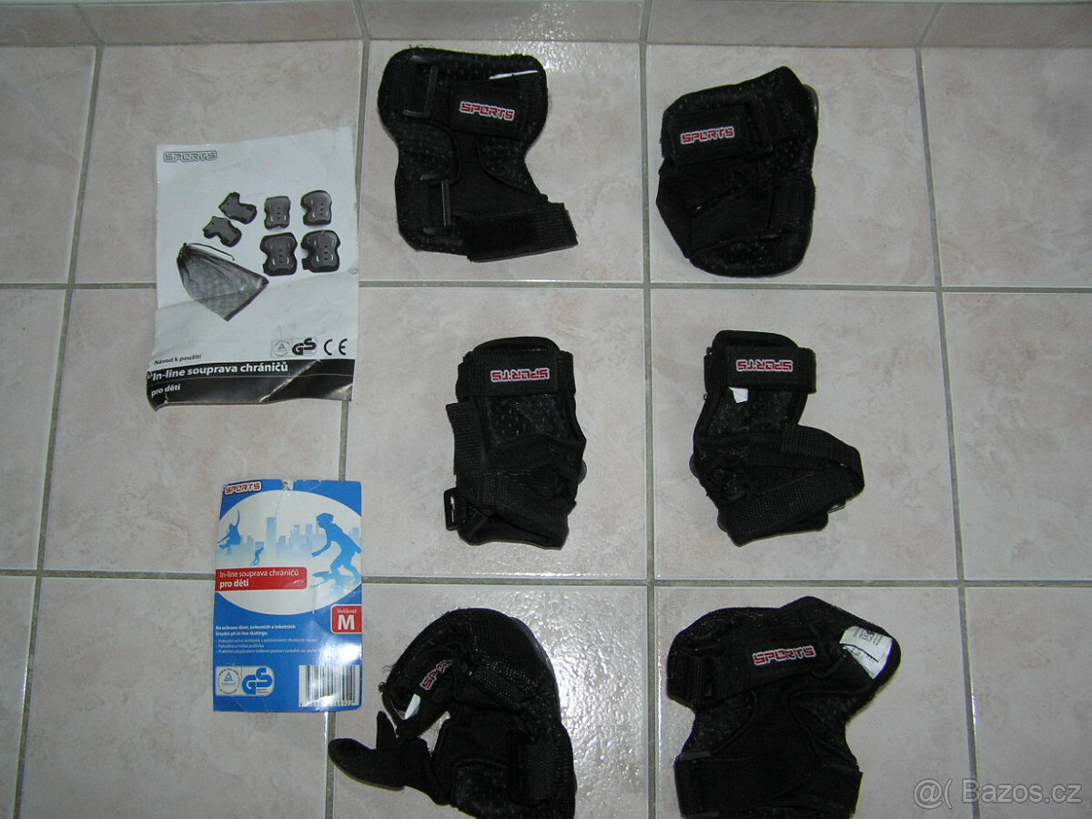 Chrániče na kolena, lokty, dlaně - 5