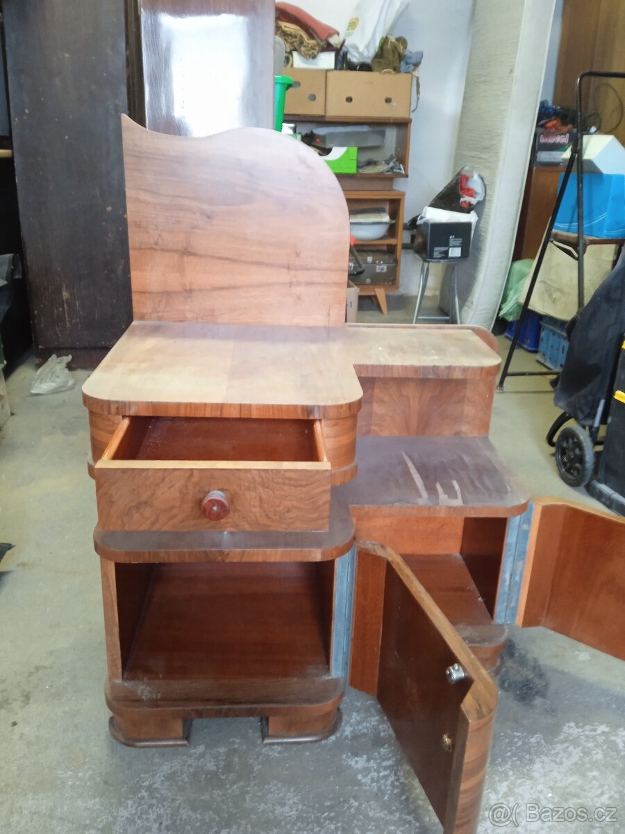 Starožitná skříňka pravá,šuplík a 2x dvířka - 5