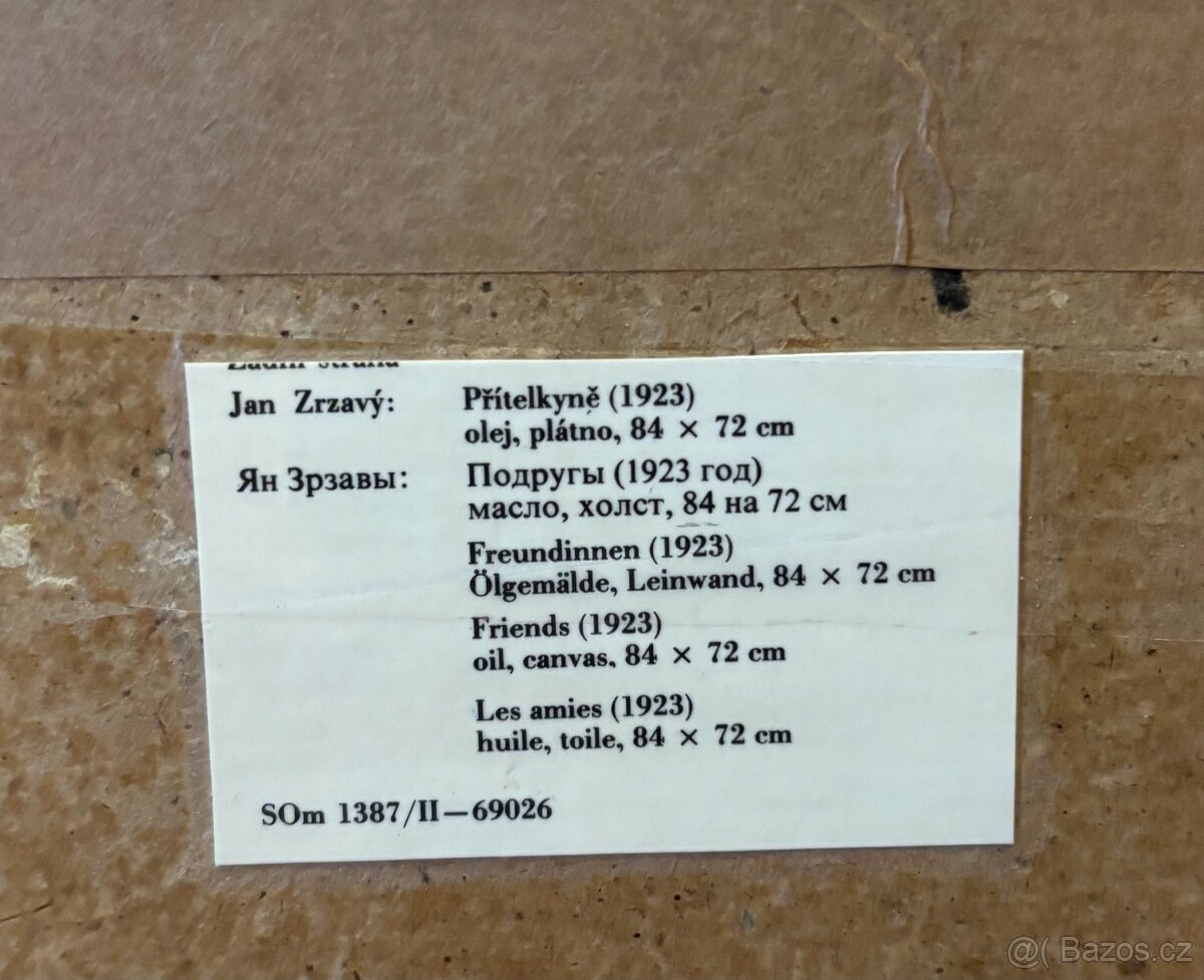 Jan Zrzavý - PŘÍTELKYNĚ-1923 - 5