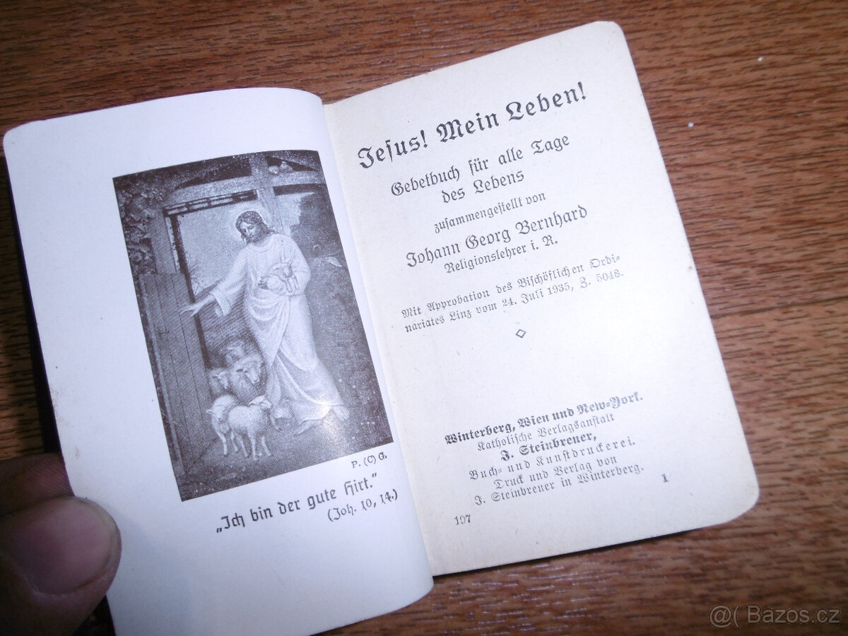 Stara sberatelska modlitebni mini kniha 3 ks - 5