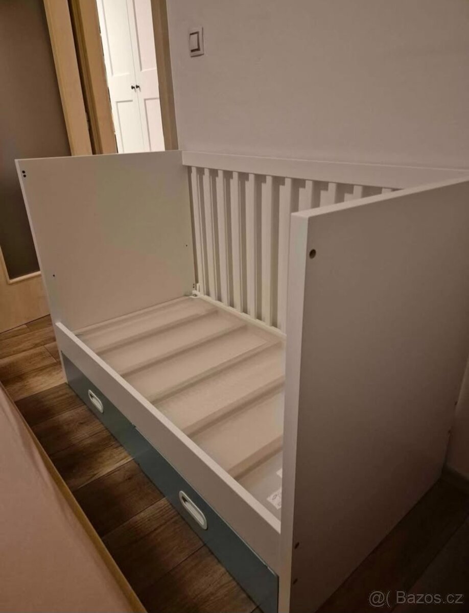 Dětská postýlka Ikea Stuva + matrece - 5