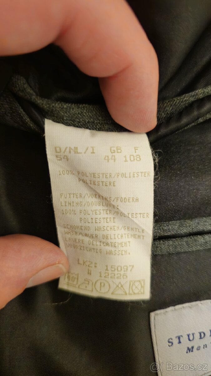 Pánský oblek (sako + kalhoty) - 5