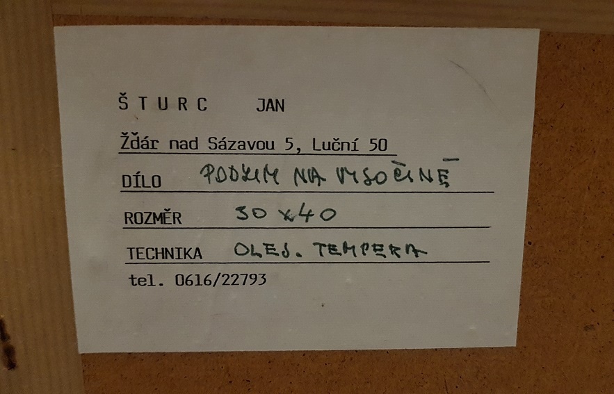 Originální obrazy od Jana Šturce - 5