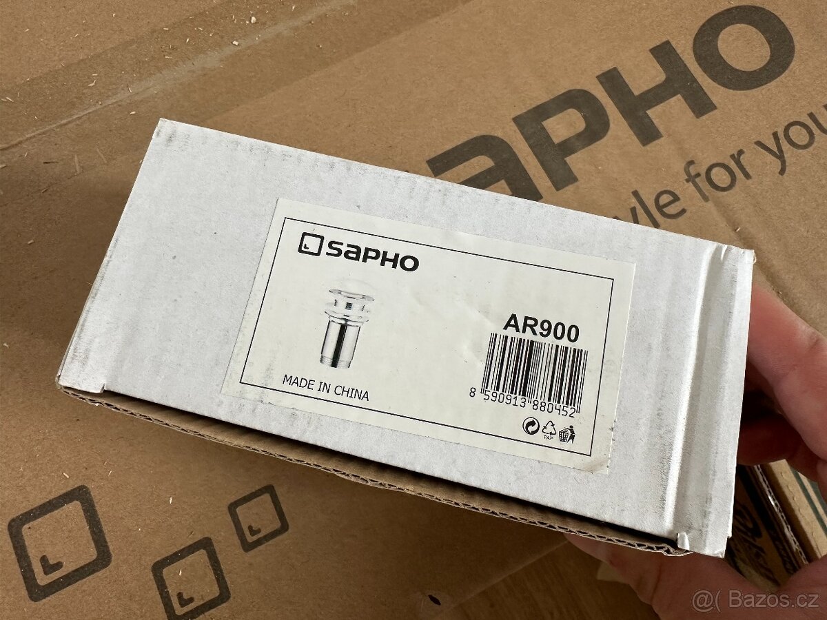 Umyvadlo na desku + výpusť SAPHO - NOVÉ - 5