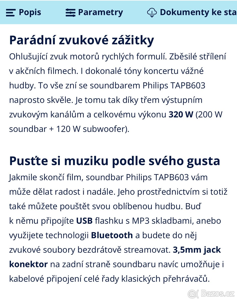 Soundbar Philips - 5