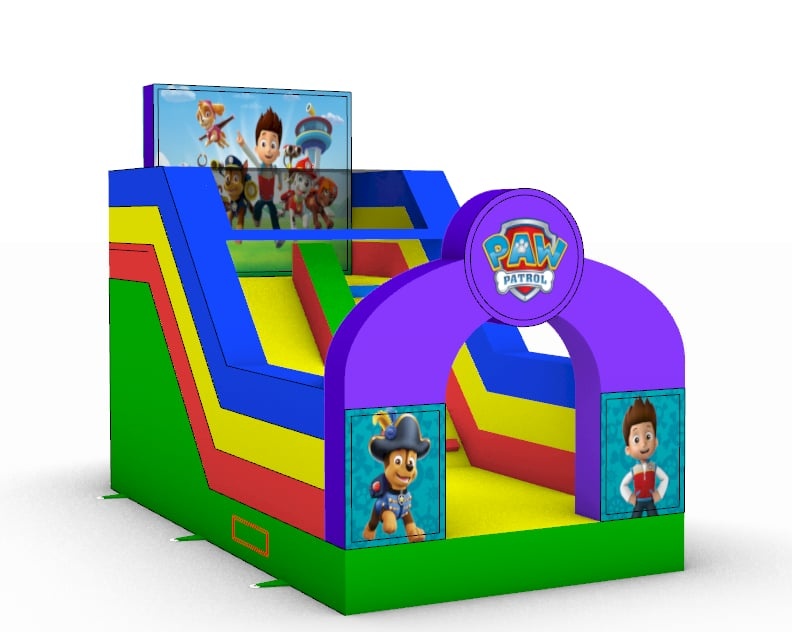 Nafukovací skluzavka s vyměnitelnou grafikou - 5