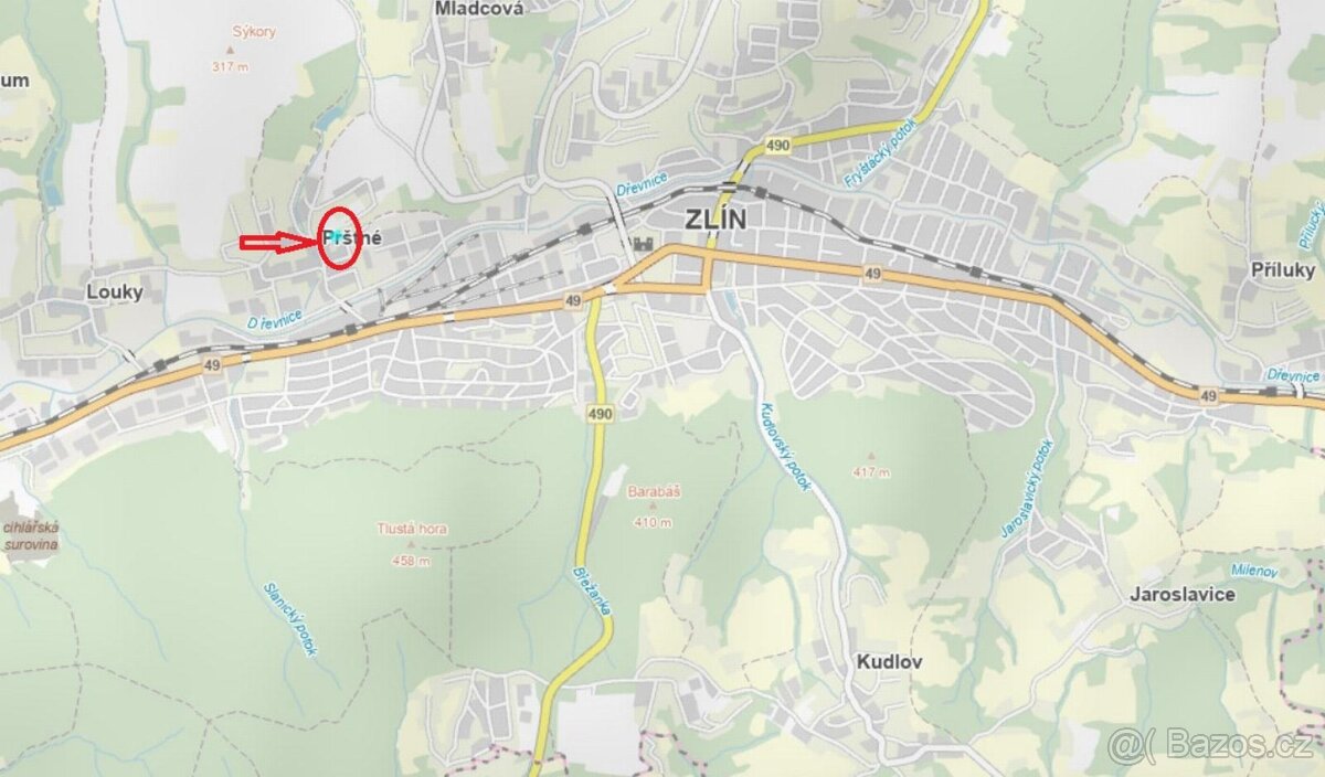 Prodám pozemky v k.ú. Prštné - 5