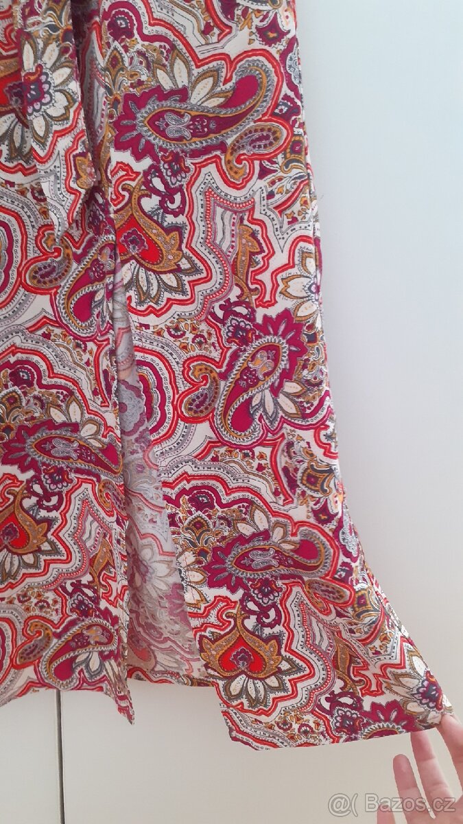 Letní sukně s vázačkou - 5