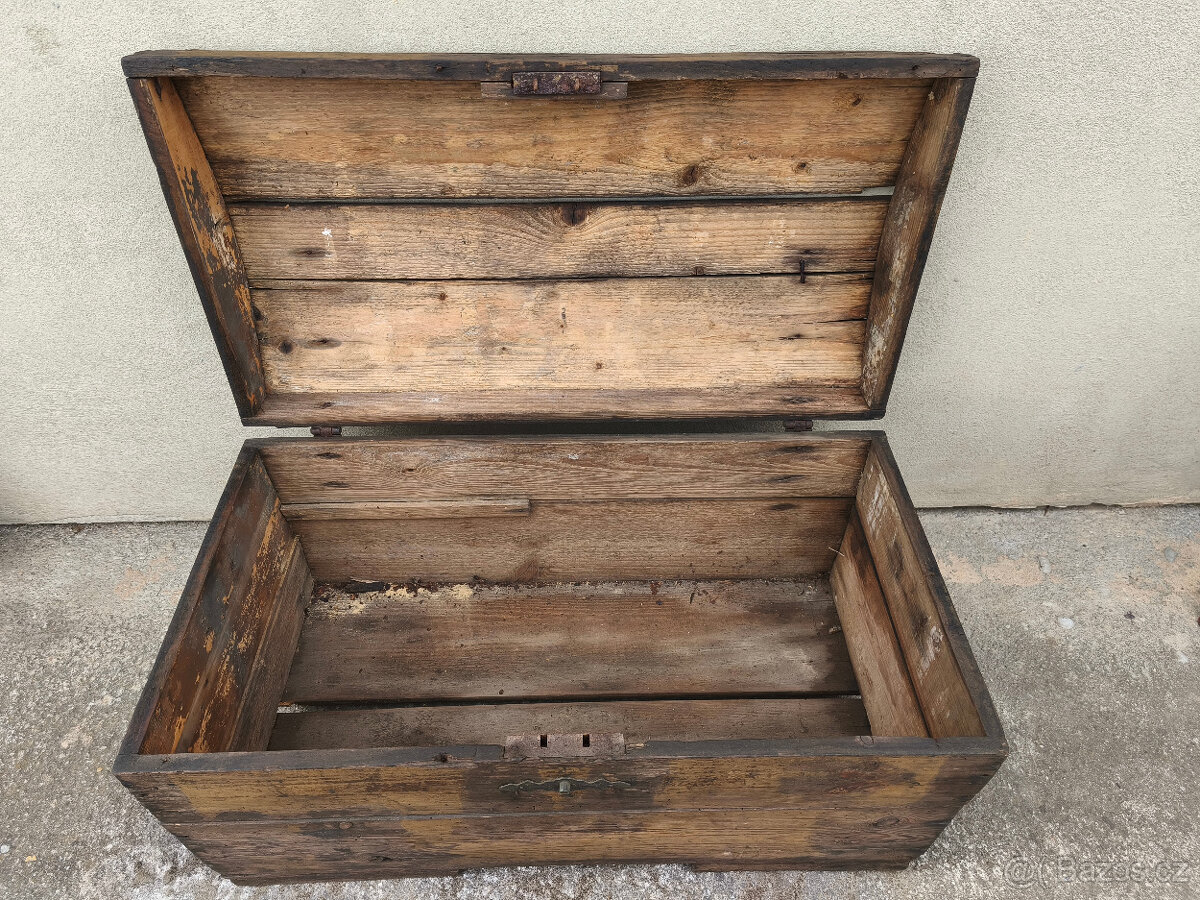Starožitná truhla, 71x37x39 cm - 5