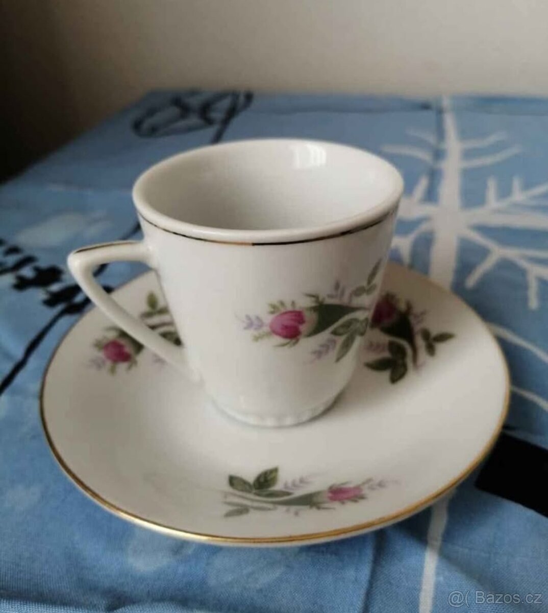 Porcelánové retro sady mix - 5