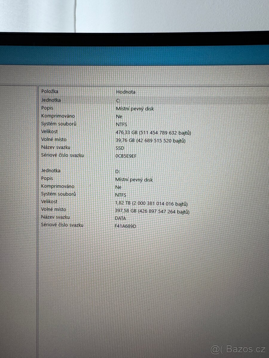 Stolní počítač - Intel core i9,32gb RAM, 512 GB SSD, 2TB - 5
