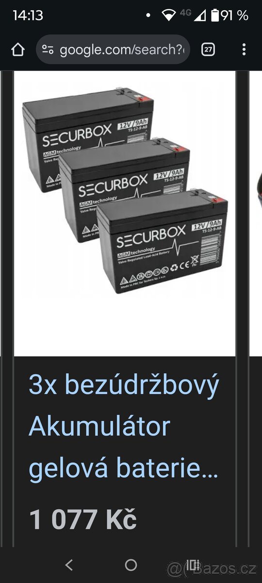 Prodám dětskou el. Čtyřkolku