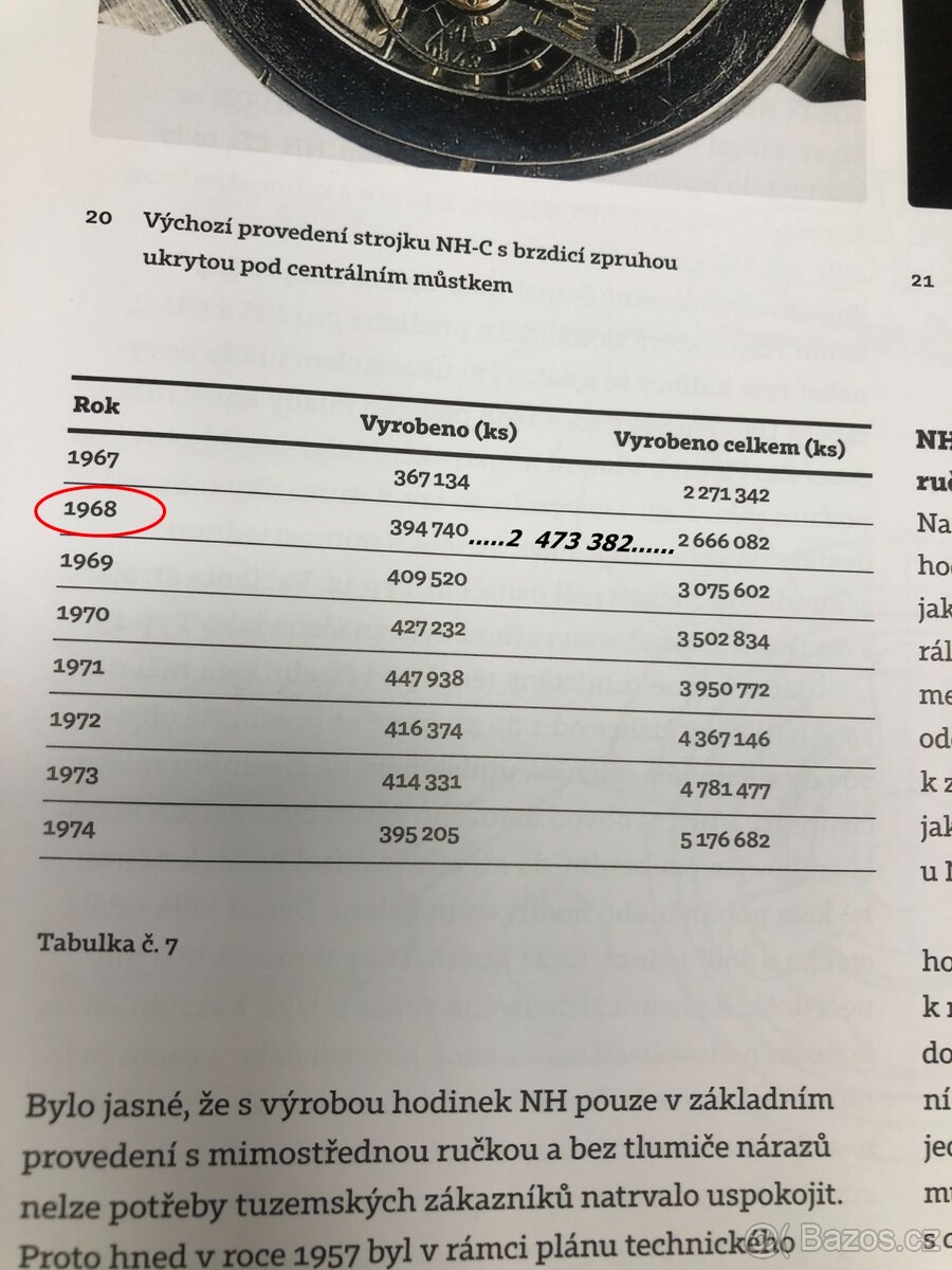 Československé mechanické vintage retro hodinky PRIM Datumat - 5