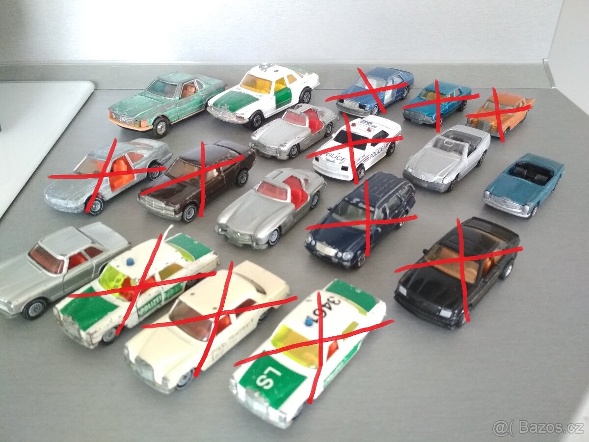 autíčka - modely Mercedes - 5