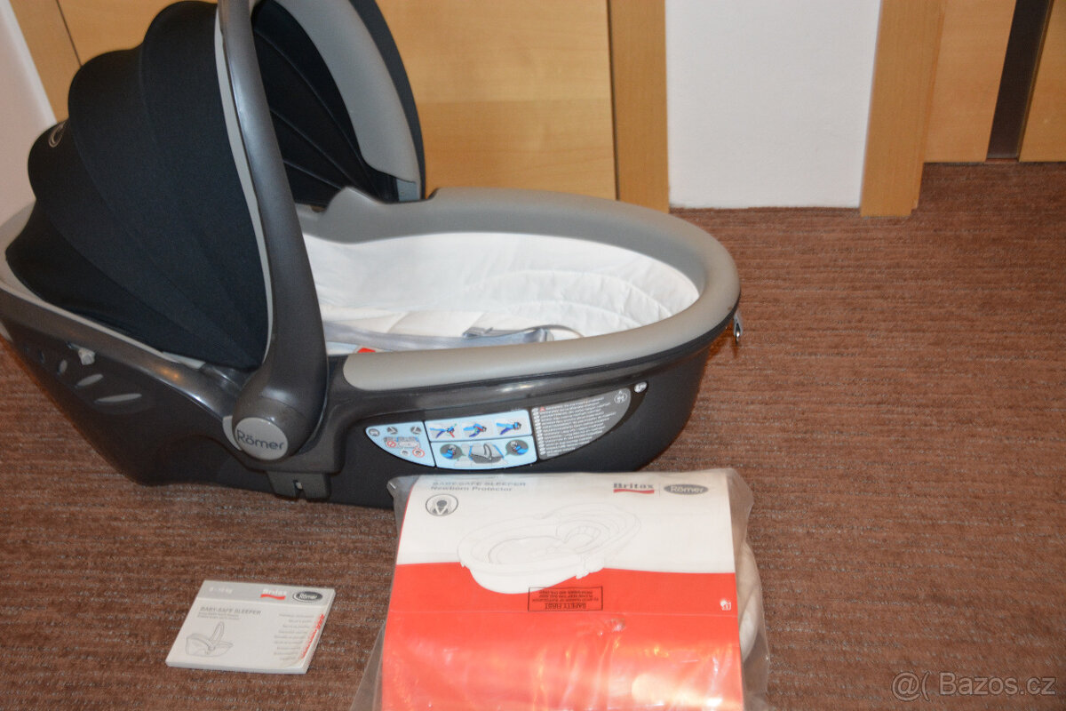 Prodám dětskou autosedačku pro novorozence Römer Sleeper - 5