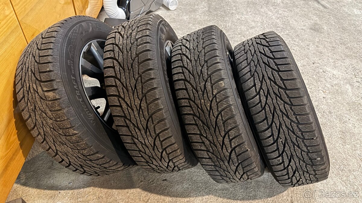 Originál Subaru 17” alu + zimní pneu + TPMS - TOP stav - - 5