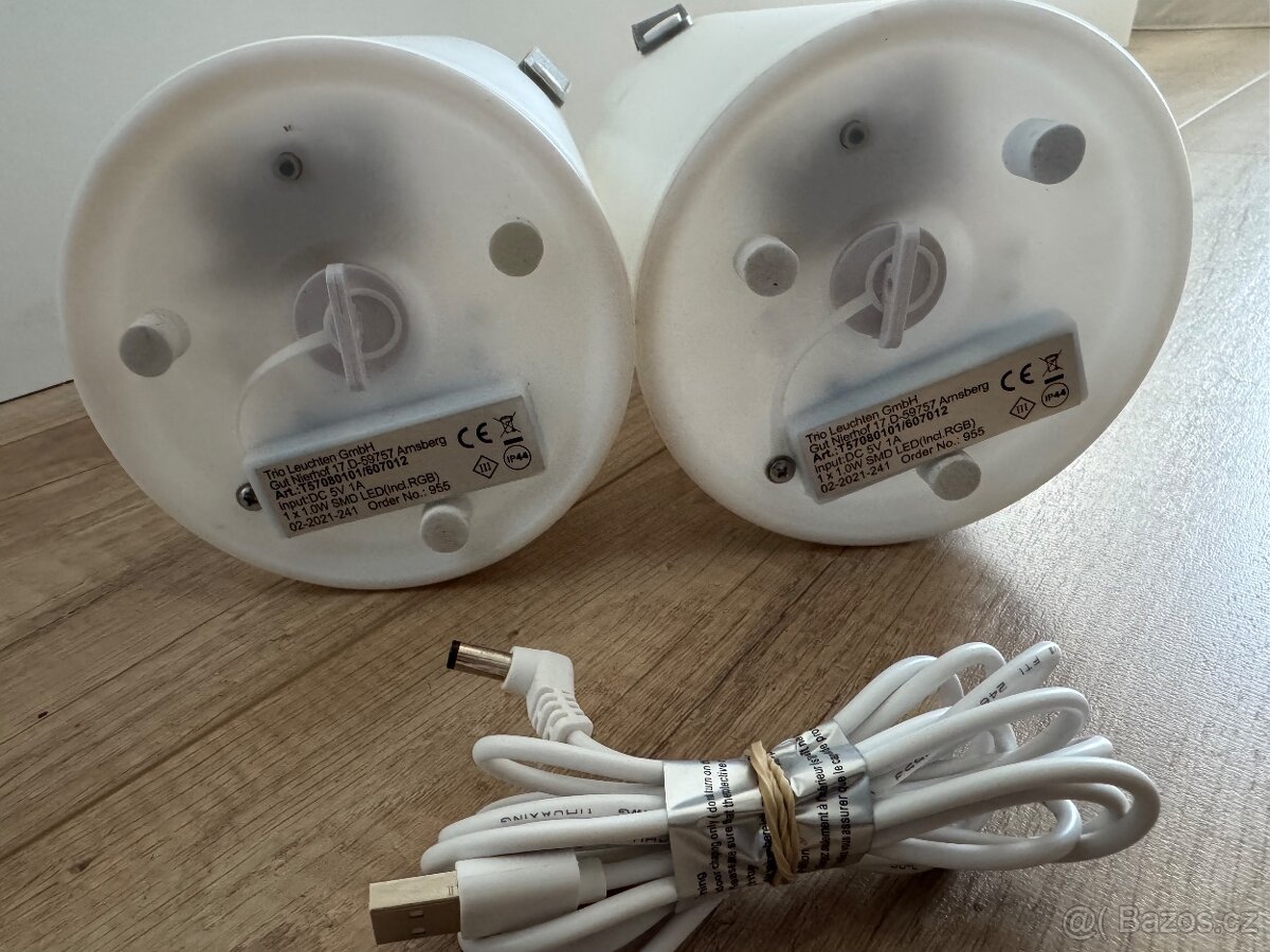 Venkovní LED lampičky Tchibo – 2 ks, nabíjecí - 5