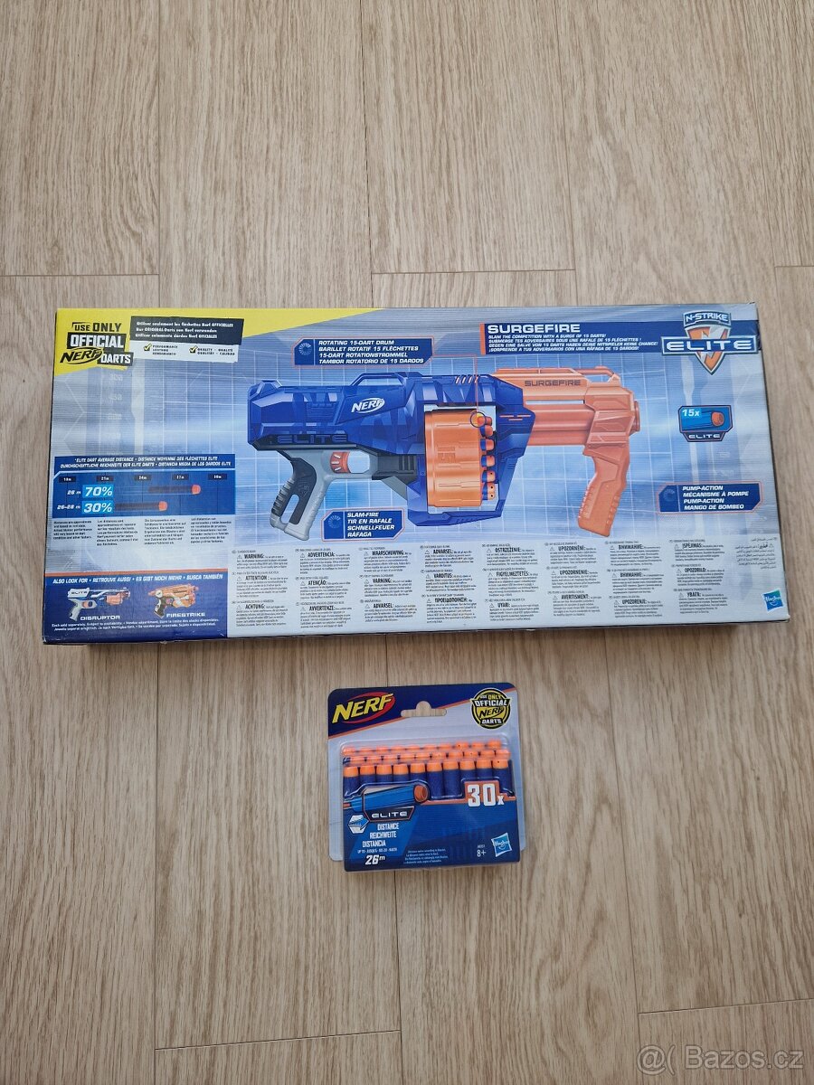 NERF Elite Surgefire+ náboje - 5