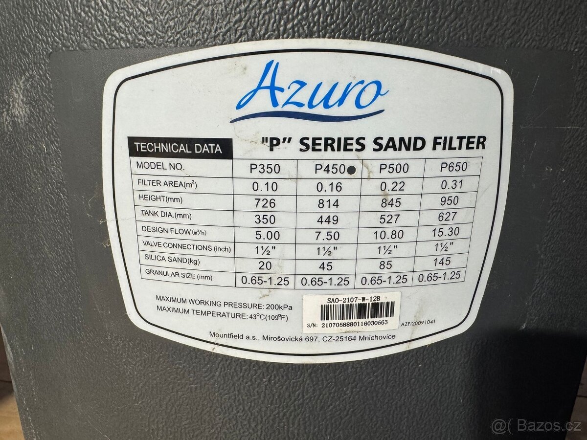 Bazénová filtrace s čerpadlem - 5