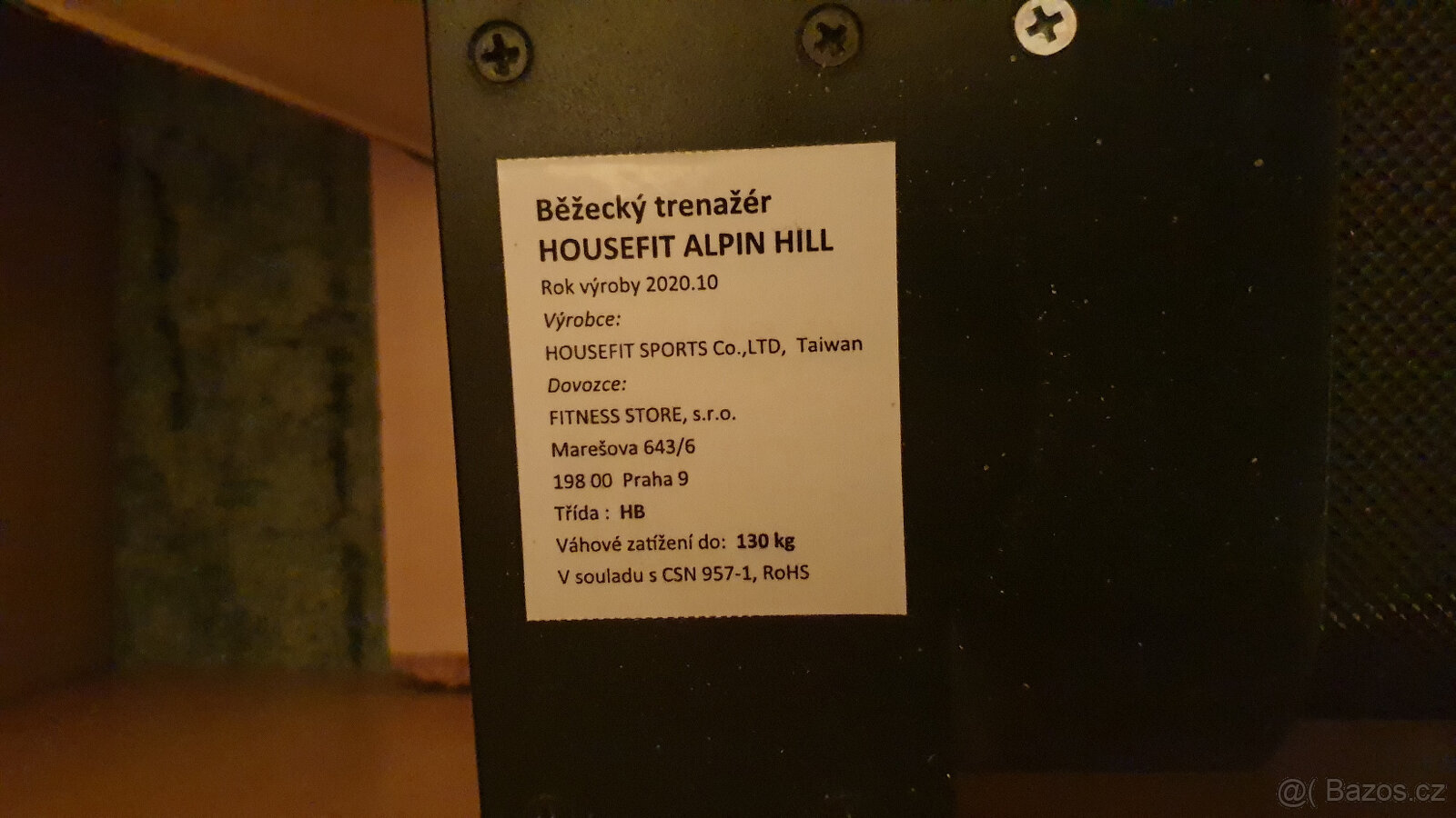 Běžecký pás HOUSEFIT ALPIN HILL -SLEVA - 5