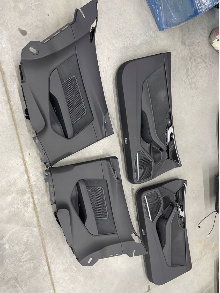 Sedačky a bočnice Audi A5/S5/RS5 Coupe Alcantara vyhřívání - 5