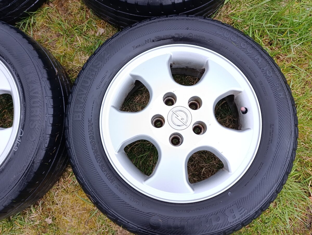 Prodám sadu ALU disků Opel R15 5x110 - 5