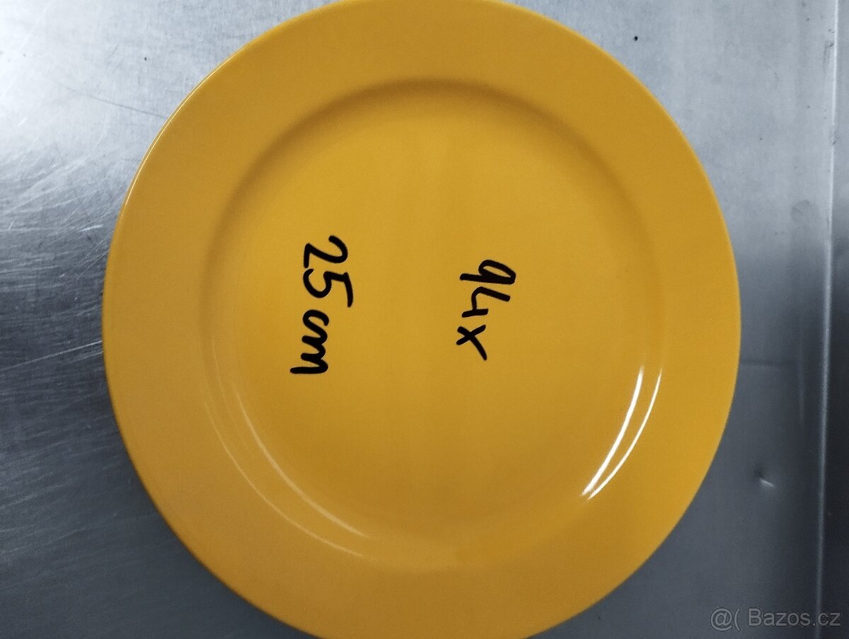 Porcelánové talíře barevné - NOVÉ - 5