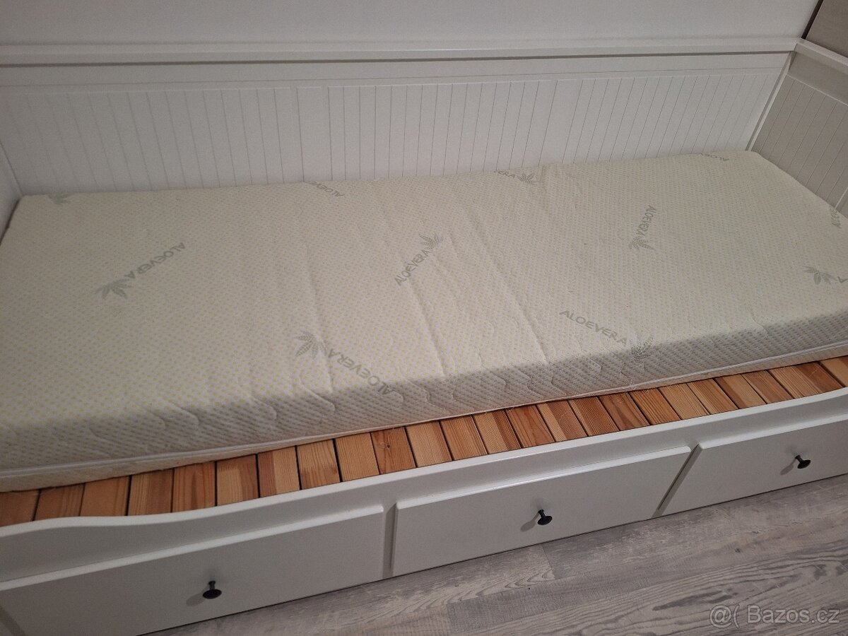 Ikea rozkládací postel Hemnes Bílá - 5
