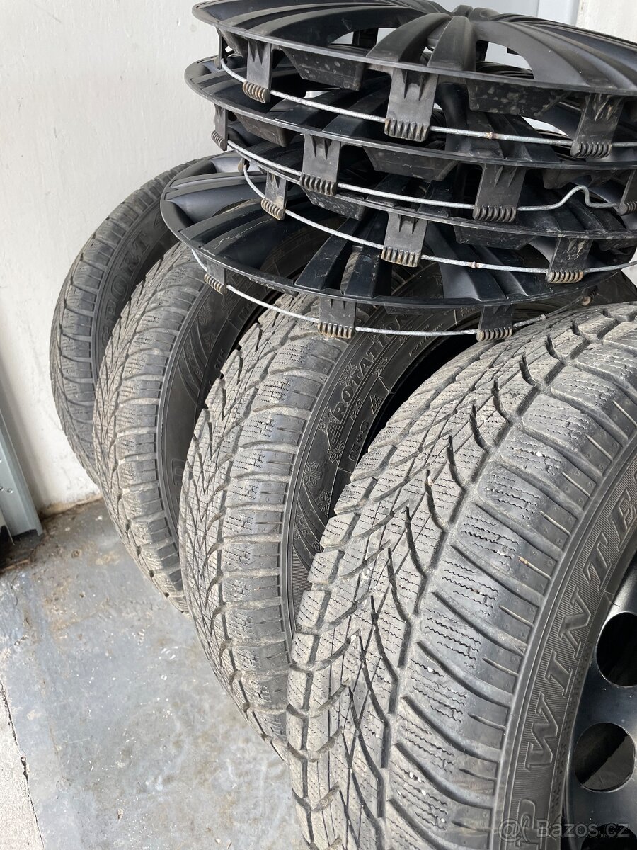 Zimní sada kol 205/55 R16 – Škoda Yeti (6,5 mm) + poklice - 5