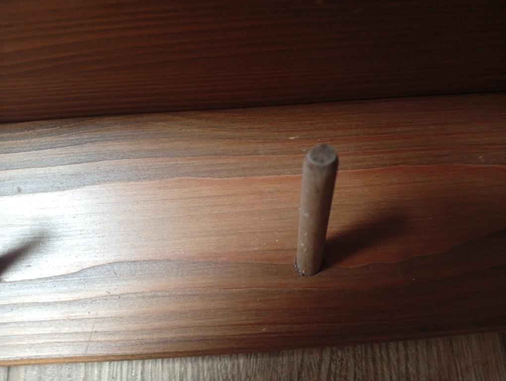 Závěsná dřevěná polička - 5