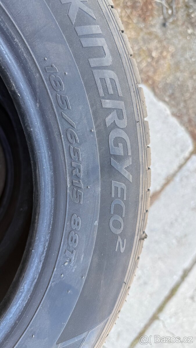 4x letní pneu Hankook 185/65 R15 88T 2x úplně nové - 5