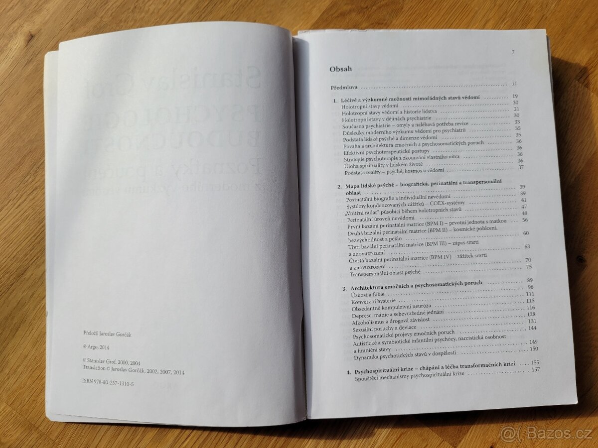 Grof, S.: Psychologie budoucnosti, vydalo Argo, 2014. - 5